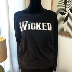 Black Wicked Graphic Sweatshirt